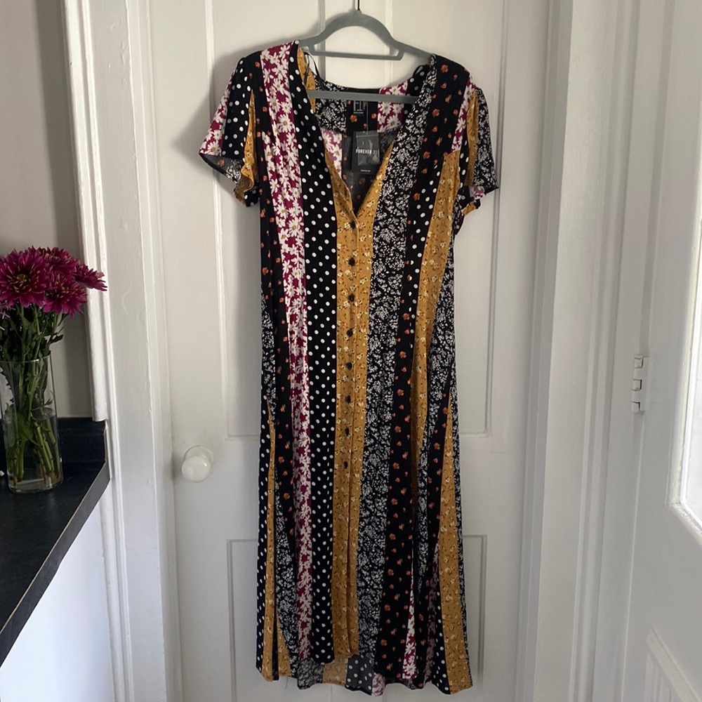 Forever 21 Patterned Maxi Dress